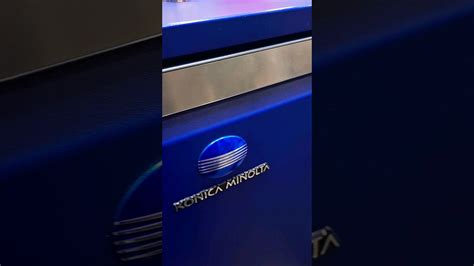 Konica Minolta Accuriopress C Latest Printing Machine Youtube