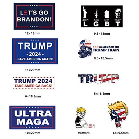 Trump 2024 Stickers 100pcs Extra Large Shop Now