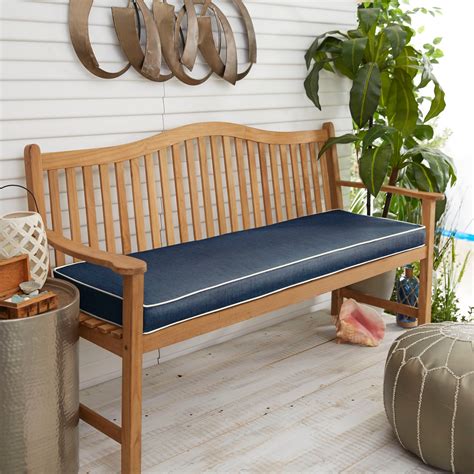 Sunbrella outdoor bench cushions - Wooden Craft