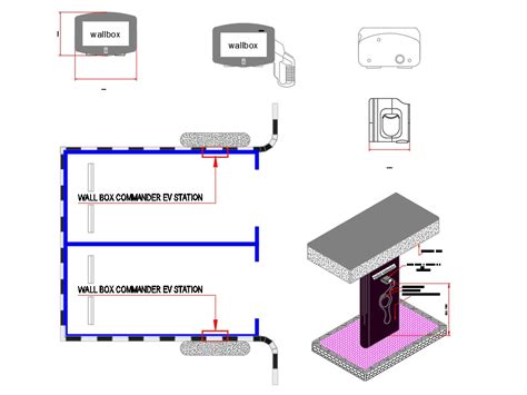 Electric Charging Station In AutoCAD CAD 129 49 KB Bibliocad