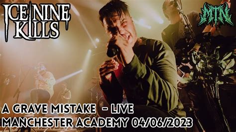 ICE NINE KILLS A GRAVE MISTAKE LIVE MANCHESTER ACADEMY 04 06