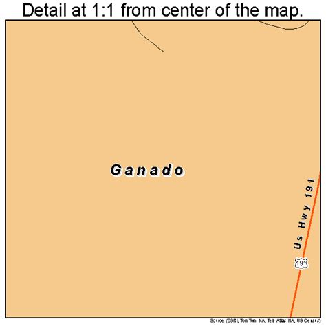 Ganado Arizona Street Map 0426210