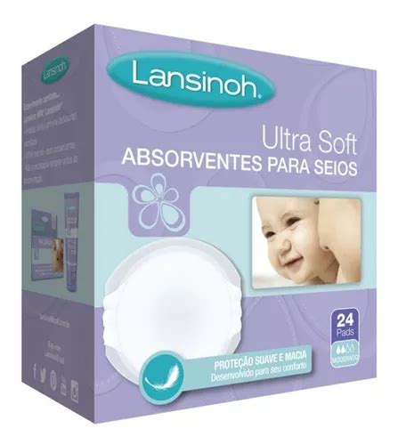 Absorventes Para Seios Ultra Soft 24und Lansinoh MercadoLivre