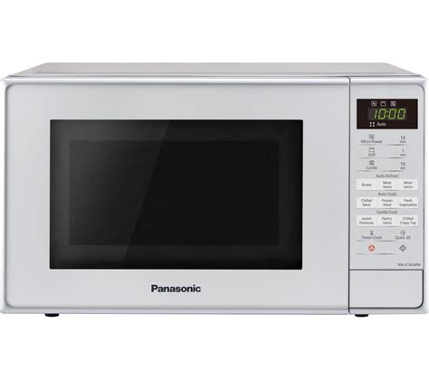 PANASONIC NN-K18JMMBPQ Compact Microwave with Grill - Silver Fast Delivery | Currysie