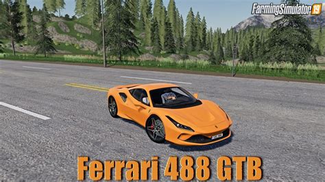 Ferrari 488 Gtb V10 For Farming Simulator 19 Sport Car