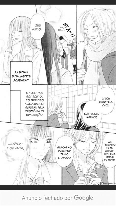 An Anime Comic Page With Two Girls Talking To Each Other And One Man