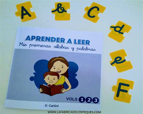 Libro o cartilla de lectura para aprender a leer La fábrica de los peques