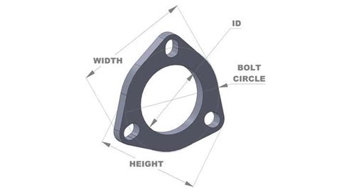 Vibrant 304 Stainless Steel 3 Bolt Exhaust Flanges Sdhq Off Road