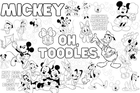 Mickey Mouse Clubhouse Toodles Coloring Pages