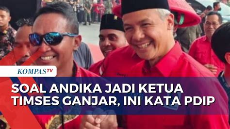 Video Soal Andika Perkasa Jadi Tim Sukses Ganjar Pranowo Begini Kata Pdip