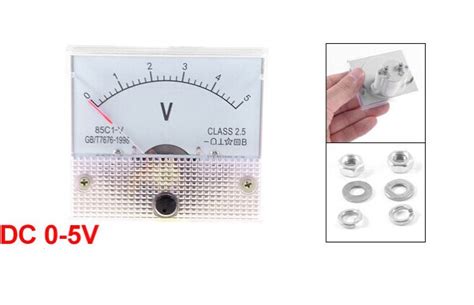 C V Dc V Rectangle Analog Panel Volt Meter Voltmeter Gauge Grandado