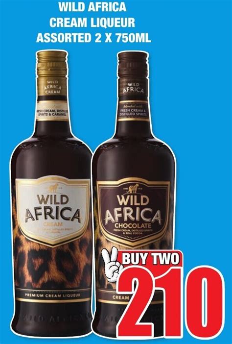 Wild Africa Cream Liqueur Assorted X Ml Offer At Boxer Liquors