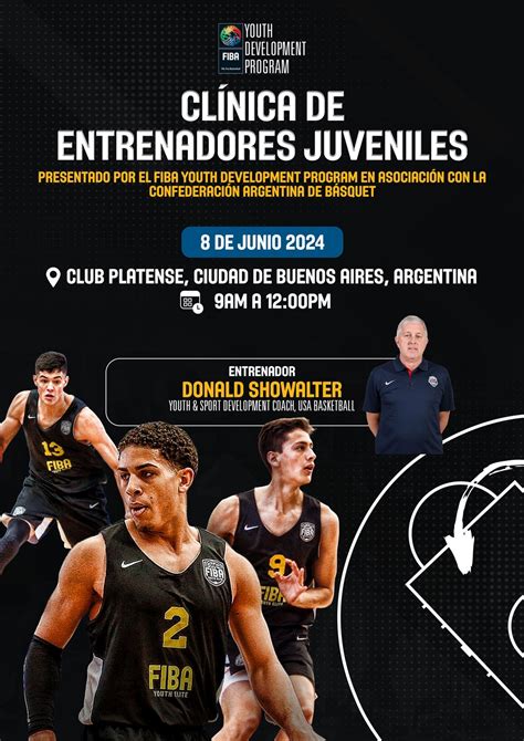 El Ydp Y La Cab Realizarán Clínica Para Entrenadores Juveniles Durante El Fiba Americup Sub 18