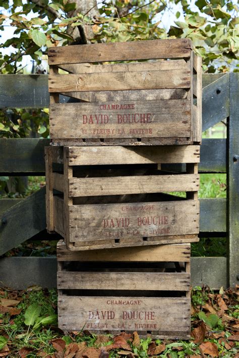 Vintage French Champagne Crates French And Sons