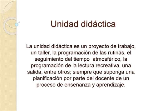 patrón poco Parámetros que es una unidad didactica Prescripción