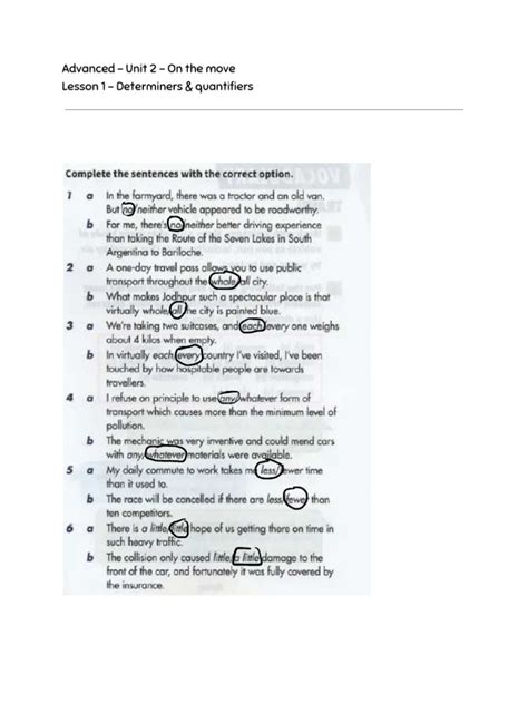 4 - Determiners & Quantifiers | PDF