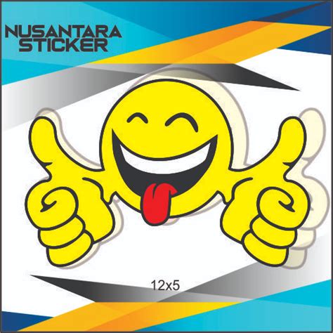 Jual Stiker Smile Jempol Shopee Indonesia