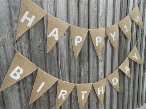 1st Birthday Banner Happy Birthday Sign Birthday Banner Happy - Etsy