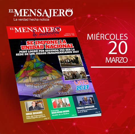 🔴🔵 Ya salió nuestra revista 𝗘𝗟... - Revista El Mensajero | Facebook