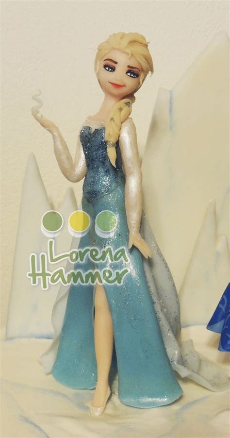 Elsa Frozen Porcelana Fria Lorena Hammer Porcelana Fr A Porcelana