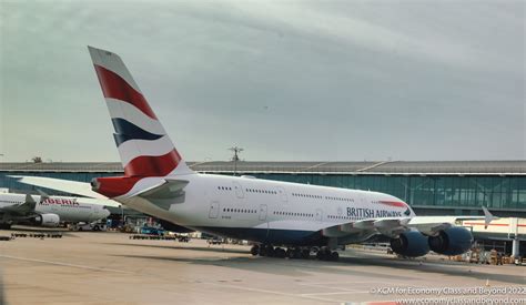 British Airways Airbus A380 At London Heathrow Airport Image Economy