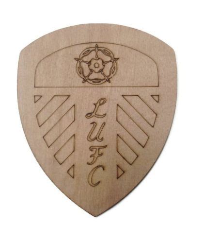 Leeds United Plywood Football Crest