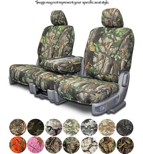 Custom Fit Camo Seat Covers For Cars Trucks And Suvs Realtree And True Timber Ebay