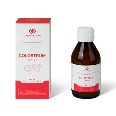 Colostrum Junior Zawiesina 150ml Genactiv Sklep Internetowy