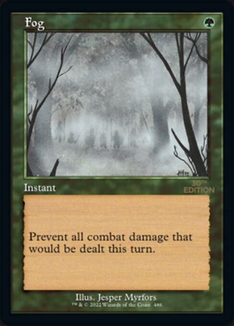 Fog Th Anniversary Edition Magic Cardtrader