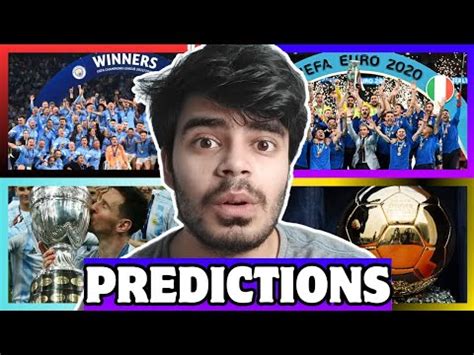 2024 Football Predictions ll Ft. UCL,Euros,Copa America, Ballon d'or ...