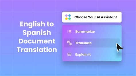 How To Do English To Spanish Document Translation Updf