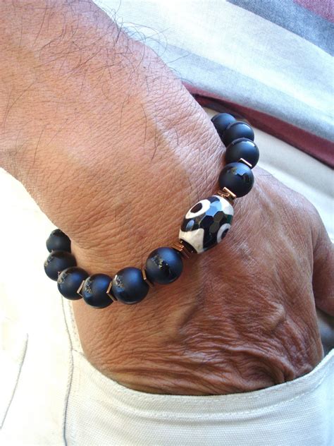 Men S Spiritual Courage Fortune Protection Bracelet With Etsy