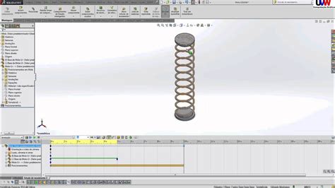 Criação de movimento de mola YouTube