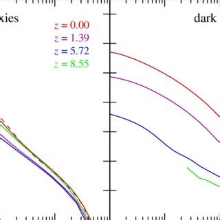 Two Point Correlation Function Of Galaxies And Dark Matter At Different