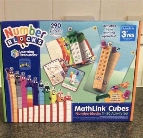 Learning Resources Mathlink Cubes Numberblocks Activity Set