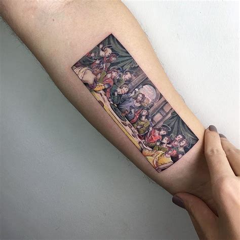 The Last Supper By Leonardo Da Vinci Inspired Tattoo Art Inspired