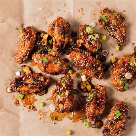 Air Fryer Korean Chicken Wings Fork To Spoon