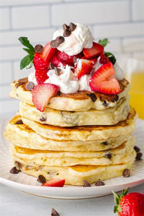 Chocolate Chip Pancakes - 40 Aprons