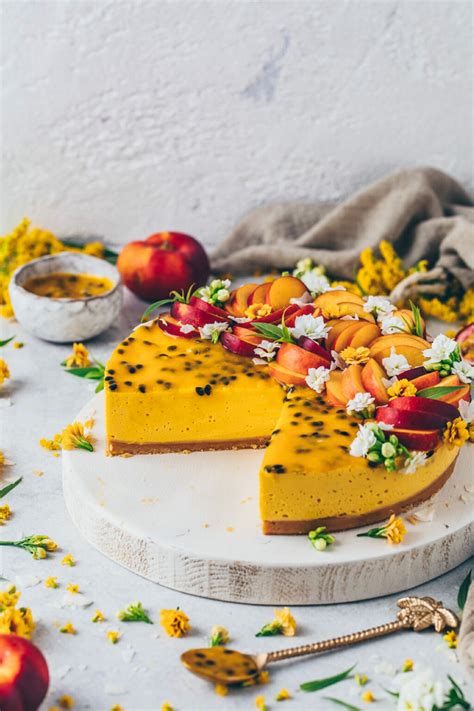 Mango Cheesecake Torte Ohne Backen Vegan Bianca Zapatka Rezepte