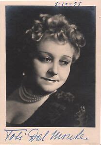 TOTI DAL MONTE - Italian Soprano - Original B/W Hand Signed Photograph ...