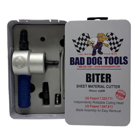 Bad Dog Biter - Steerable Head Sheet Material Cutter - Bad Dog Tools