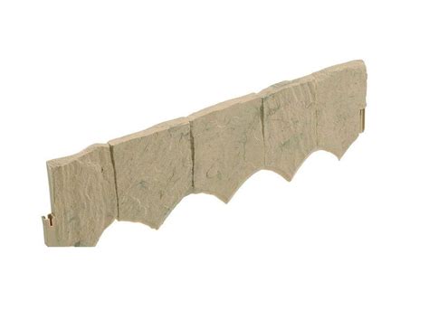 Suncast Fse10lt Flagstone Edging 22 W X 5 D X 6 5 H Low Price Best Garden Edging And Fencing