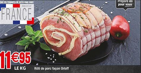 Promo R Ti De Porc Fa On Orloff Chez Cora Icatalogue Fr