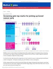 10640 Screening Gets Top Marks For Picking Up Bowel Cancer Early Pdf