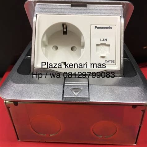 Jual Floor Socket Panasonic Pop Up Stop Kontak Lantai Panasonic Stop