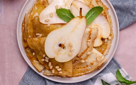 Crêpes aux poires Cuisine et Recettes Recette Femmes dAujourd