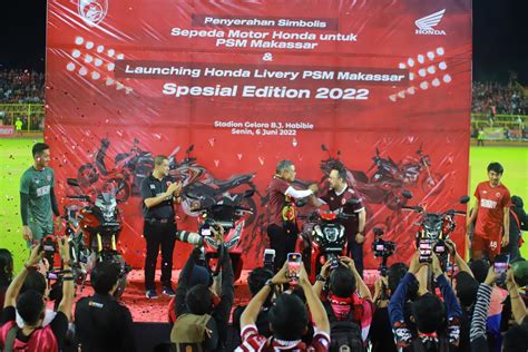 Honda Livery PSM Produk Anyar Dan Simbol Cinta Tim Kebanggaan