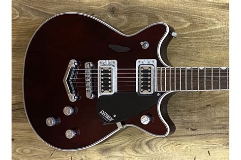 Gretsch G5222 Electromatic Double Jet Bt With V Stoptail Walnut Stain