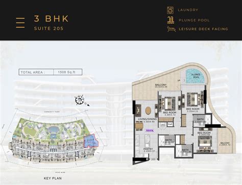 48 ParkSide Apartments, Arjan, Dubailand - Floor Plan