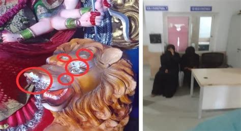 Amidst Crackdown Pfi Muslim Women Wearing Burqa Broke Idol Maa Durga